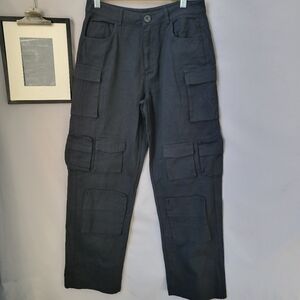 White Fox Boutique Cargo Pants Black S
